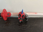 Deadpool toy sword and figures