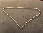 Mirror Luster Fancy Freshwater Wild Natural Pearls Long Necklace