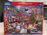 White Mountain "Chestnuts Roasting" 1000 Piece Quality Puzzle