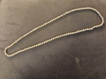 Mirror Luster Baroque Natural Wild Freshwater Pearl Long Necklace