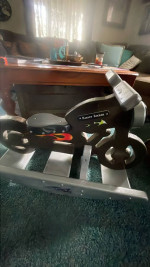 Motorcycle rocker (rocking horse style) Harley Davidson replica custom made by h