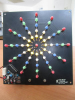 Micro Computer LED Fire Works Board by Shibaura Institute of Tech