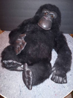 Vintage 1991 Ramon 24k Polar Puff Gorilla Stuffed Animal