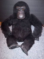 Vintage 1991 Ramon 24k Polar Puff Gorilla Stuffed Animal