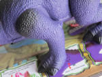 Purple Light-Up Walking Roaring Dinosaur Toy
