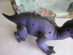 Purple Light-Up Walking Roaring Dinosaur Toy