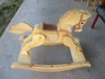 New Extra Nice & Sturdy Strong Home Shop Built Wood Rocking Horse