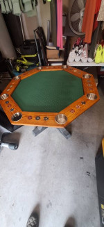 8 Person Poker Table