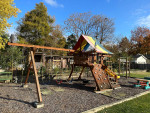 Rainbow swing set