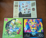 3 puzzles 300-500 pieces