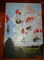 3 puzzles 300-500 pieces
