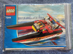 Lego - 7244 "Speedboat" 100% Complete, Instructions, Working Motor, No