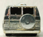 TYCO Chrome & Flames Van HO Slot Car New Tires