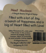 Boyds Bears "Madison" Heart to Heart Friends