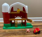 Little People Fun Sounds Farm with little red tractor and animal