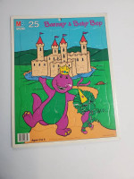 Vintage Barney and Number Puzzles
