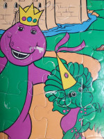 Vintage Barney and Number Puzzles