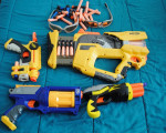 Lot Nerf Foam Dart Guns Glasses Maverick Firefly Nite Finder Buzz Bee