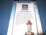 LIGHTHOUSE COLLECTIBLE, CAROLE TOWNE HARBOR LIGHTHOUSE NEW IN BOX 2005