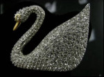 Swarovski Swan Pin/Brooch