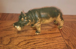 Vintage 1998 Hippopotamus Action Figure