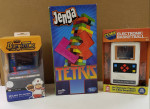 Electronic Arcade BurgerTime, Basketball, and Jenga Tetris