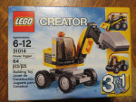 Lego set 31014--Power Digger 3 in 1, 64 pieces. New, sealed.