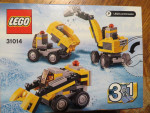 Lego set 31014--Power Digger 3 in 1, 64 pieces. New, sealed.
