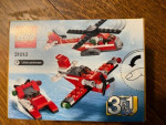 Lego 31013 Red Thunder 3 in 1 copter, plane, plus. New, sealed box