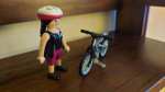 Playmobil Special Woman on Mountain Bike Set #4743 (Complete)