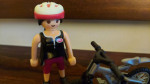 Playmobil Special Woman on Mountain Bike Set #4743 (Complete)