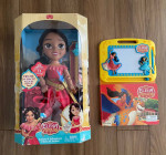 Disney Elena Avalor Doll with Accessories and Drawing Pad with a Book