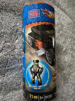 New Mega Blocks Hot Wheels Bone Shaker with Figure 91707