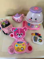 V-Tech Bear LapTop, Fisher-Price Tea pot, Musical Lamp, Surfing Jeep..