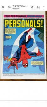 RARE SPIDER MAN  1983 TRY OUT BIG Comic Book