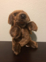 Folkmanis Sitting Dog Hand Puppet