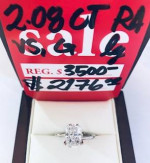 2.08 CARAT DIAMOND!  CRAZY LOW PRICE!!!