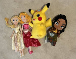 Pikachu and Misc Stuffed Toys