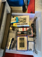 lot of N scale and HO scale trains