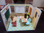 24" doll school playset