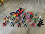 Lot of 25 Imaginext & Playskool Heros Figures plus Spider-Man Arachno