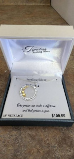 Time Less Sterling Silver 18" Necklace