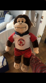 Build a bear Red Sox monkey stuffed animal. Like new. Build a bear