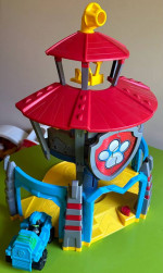 PAW Patrol, Dino Rescue HQ Play set with Sounds, Rex Figure