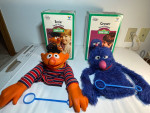 Sesame Street Grover and Ernie hand puppets, excellent, smoke free!!!!