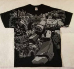 Vintage Transformers Decepticons Megatron Full Print Tshirt Size XL