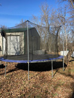 Swing N Slide Swing Set, Trampoline, Saucer Swing, Basketball Hoop