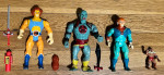 Vintage Thundercats Action Figures (Lion-O, Mumm-Ra & Tygra)