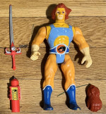 Vintage Thundercats Action Figures (Lion-O, Mumm-Ra & Tygra)