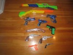Lot of 11 Kids Toy Play Rifles, Pistols, and Laser Guns
